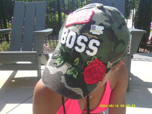 Boss Floral Army Hat